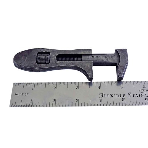 British adjustable spanner - british,