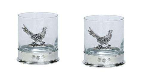 Game bird whisky glass - bird,