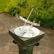 "Zenith" Bright Chrome Armillary - 20cm