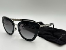 CHANEL CH5368 c.501/S6 Sunglasses Black; Silver/ Gray Gradient AUTHENTIC ITALY