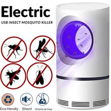 ELECTRIC USB INSECT MOSQUITO KILLER BUG ZAPPERS FLY-PEST CATCHER TRAP LED LAMPS 