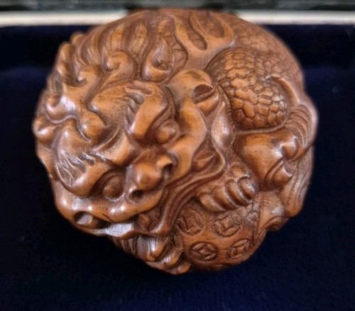Japanese dragon okimono 4cm x - 4cm,