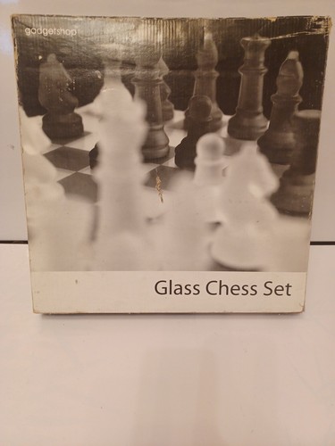 Glass chess set - chess,
