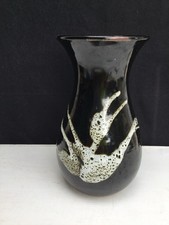 Vintage Bern Well Studio Pottery Drip Glaze Vase 8”