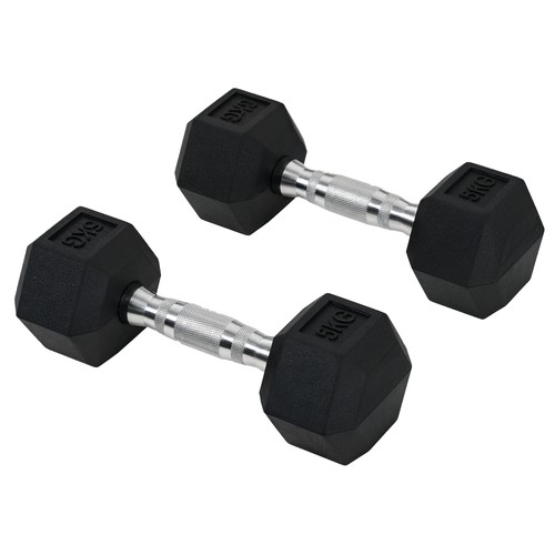 Homcom hexagonal dumbbells - hexagonal,