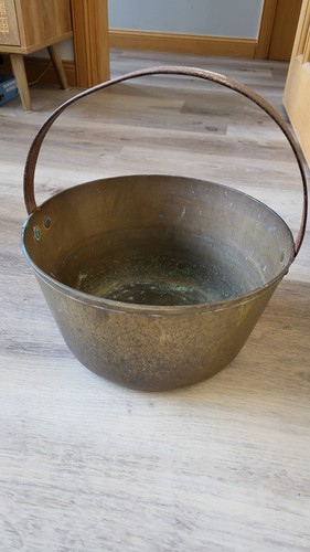 Vintage solid brass jelly - brass,