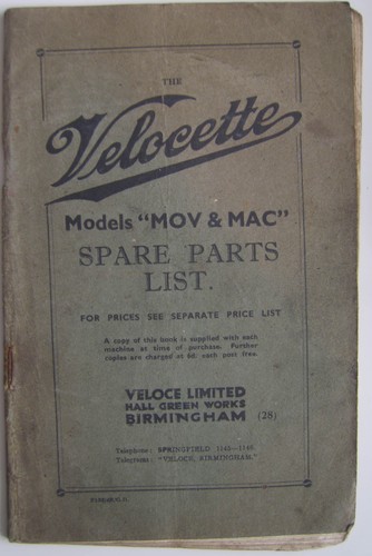 Velocette mov mac - mov, 1938