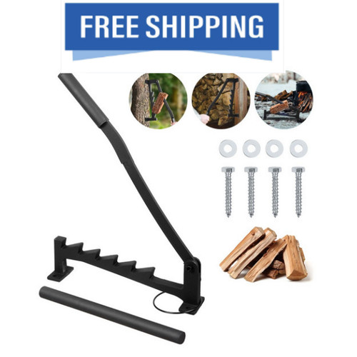 Durable steel manual firewood - manual,