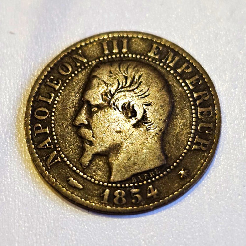 France centime 1854 - france,