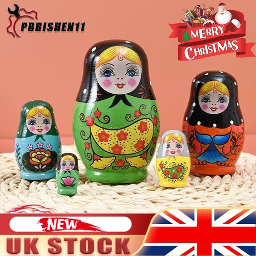 5pcs wooden russian nesting - 5pcs,