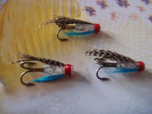 Micro hitch tube flies - micro, teal