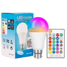 RGB Led Light Bulb B22 E27 16