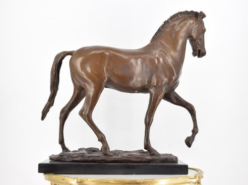 Bronze horse statue - horse,