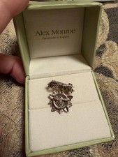 Alex Monroe Sterling Silver Bee Brooch £180