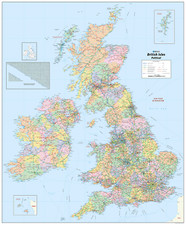 British Isles Political Map -
