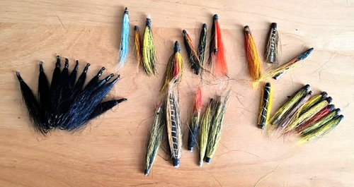 Large collection salmon - collection,