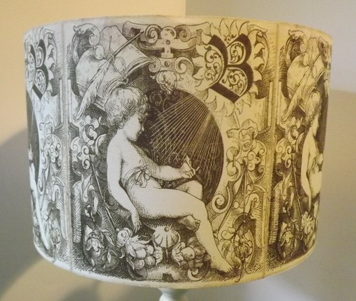 Cherub lampshade lamp ceiling - cherub,