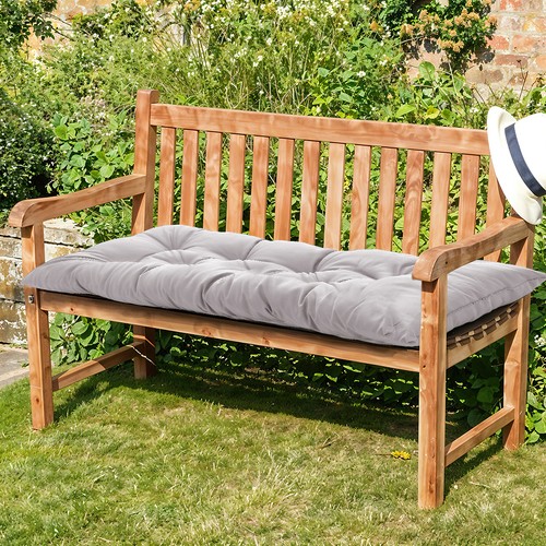 Outdoor garden bench - outdoor, cushion