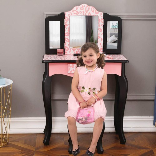 Toddler vanity table chair set - table,