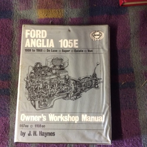 Ford anglia 105e workshop - ford, ,