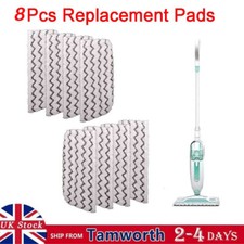 8 Packs Replacement Pads Shark S1000UK S1000 Series Steam Mop Pocket Mop Pads UK