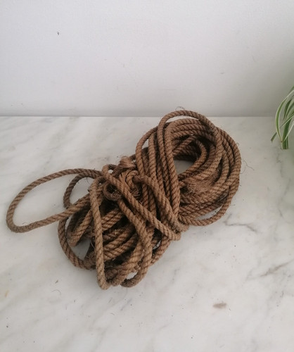 Bundle old rope - 10mm, wide