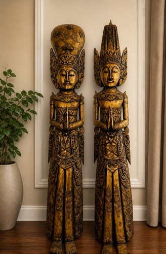 Buddha large vintage - buddha, hand