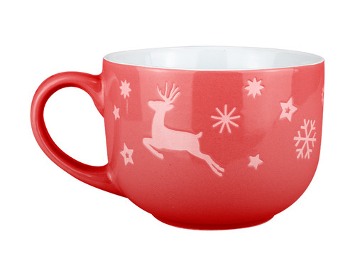 Large red with - with, reindeer