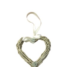 WICKER HEART DECORATION 26cm x