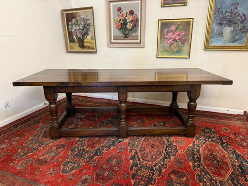 Quality large oak refectory - oak,