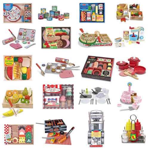 Kids play toys food - play,