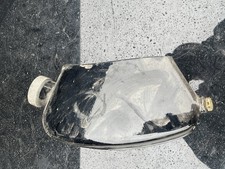 Vintage Motorcycle Race Type Competition Engine Oil Tank With Alloy Cap As Seen 