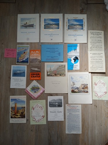 Items union castle line - items,