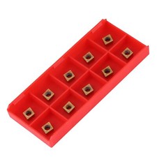 10pcs CNC Carbide Inserts Tips Blade Cutter Lathe Turning Tool With Box