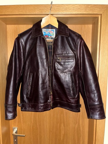 Aero leather jacket horsehide - leather,