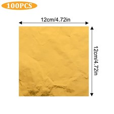 Gold Aluminum Foil Paper Square Candy Wrapping Paper  DIY Decorations