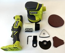 Ryobi One+ 18V Multi Tool And 5 in Random Orbit Sander Kit Tools Only PCL1207N