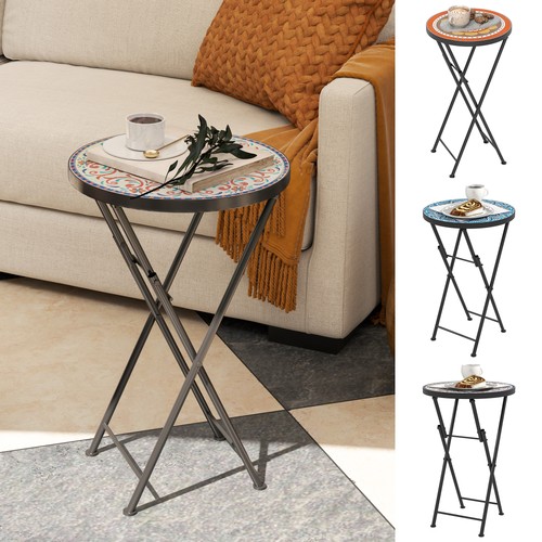 Mosaic garden table 5cm - mosaic, table,
