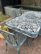 Cast Iron Garden Table and Chairs Set