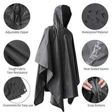 New Plain Black Waterproof