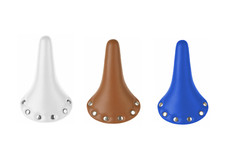Riveted Classic Traditional Retro Fixie Road Seat Vintage Bike Saddle 3 Colours