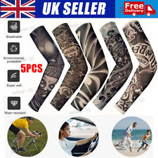 5X Tattoo Sleeves Nylon Fake Temporary Tatoo Full Arm Sleeve Stocking Men Women