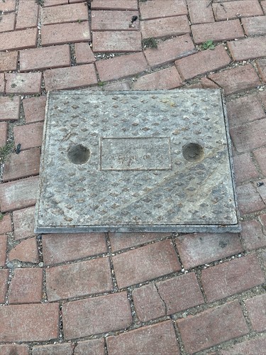 Cast iron manhole - iron, with