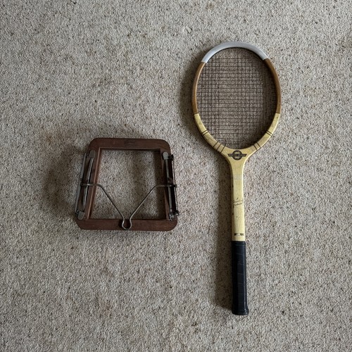 Vintage tennis racquet - vintage, &