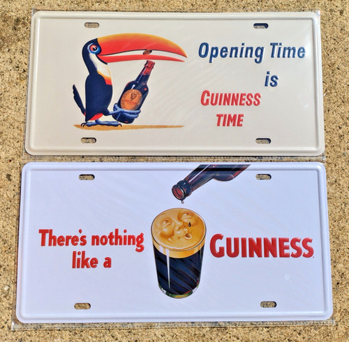 Guinness tin plate metal - guinness,