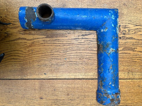Cast iron gutter angle - iron,