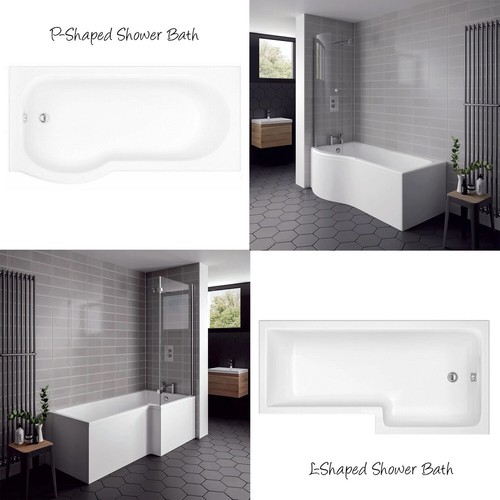 1500mm shaped - p-shaped, l-shaped