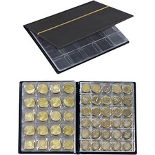 250 Pockets Coin Album Black