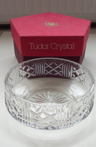 Vintage tudor crystal cut - vintage,
