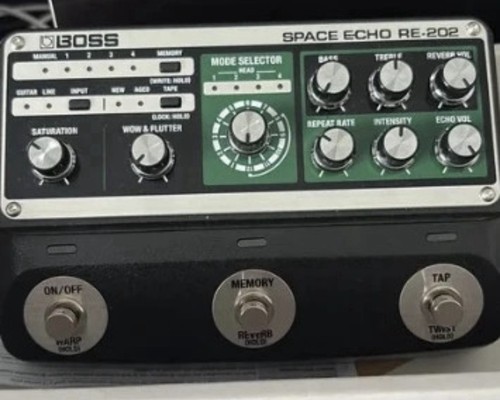 Boss 202 space echo digital - re-202,